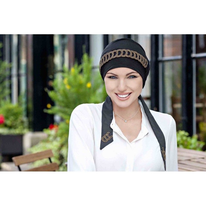 YANNA BLACK GOLDEN DIADEM